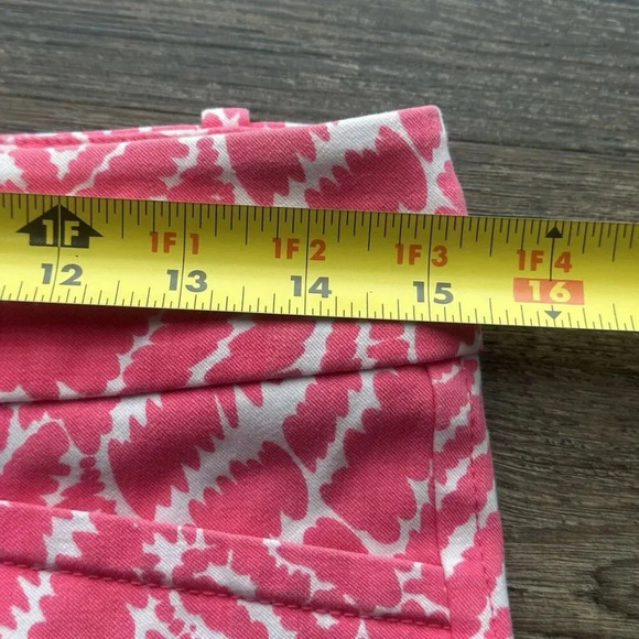 Lilly Pulitzer Cotton Blend Pink Zebra Print Barbie Capri Pants Womens Size 2 - Picture 10 of 13